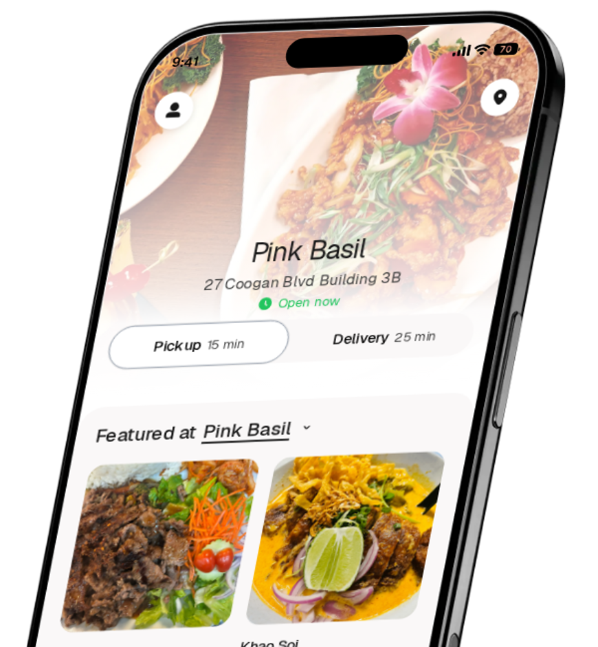 Pink Basil app preview