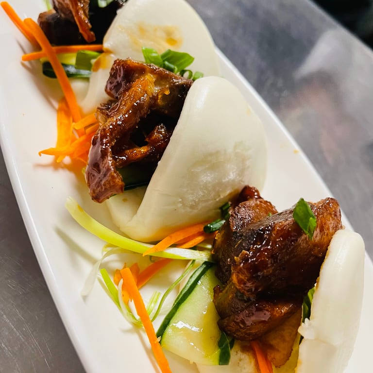 Savor our bao buns